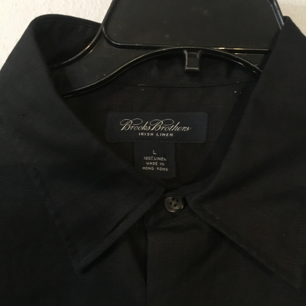 Men's BROOKS BROTHERS Irish Linen Long Sleeve